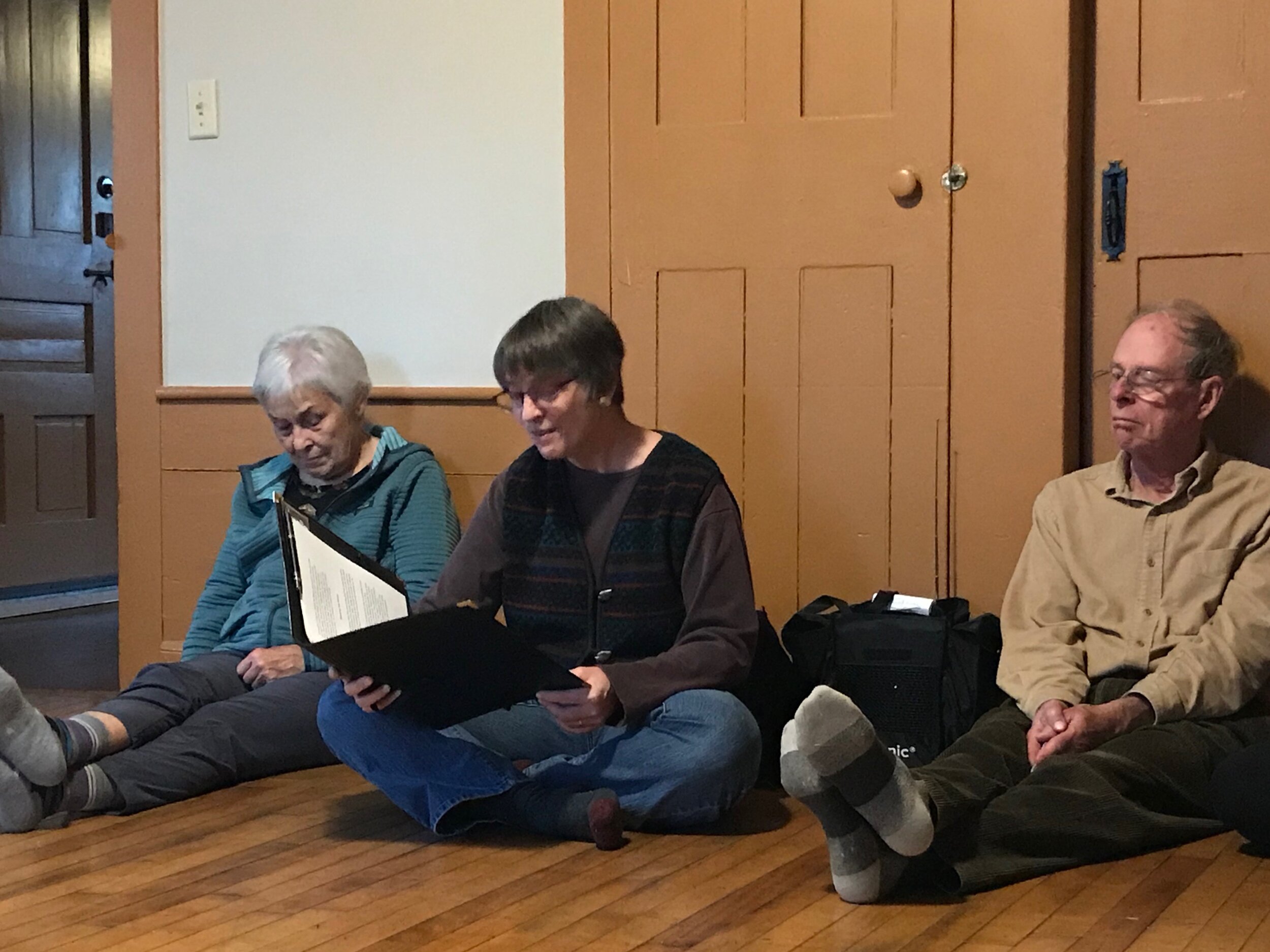 This ceremony was to thank and say goodbye to a home. Friends and family shared memories, laughter, and tears. Photo by my client and friend, Sally.