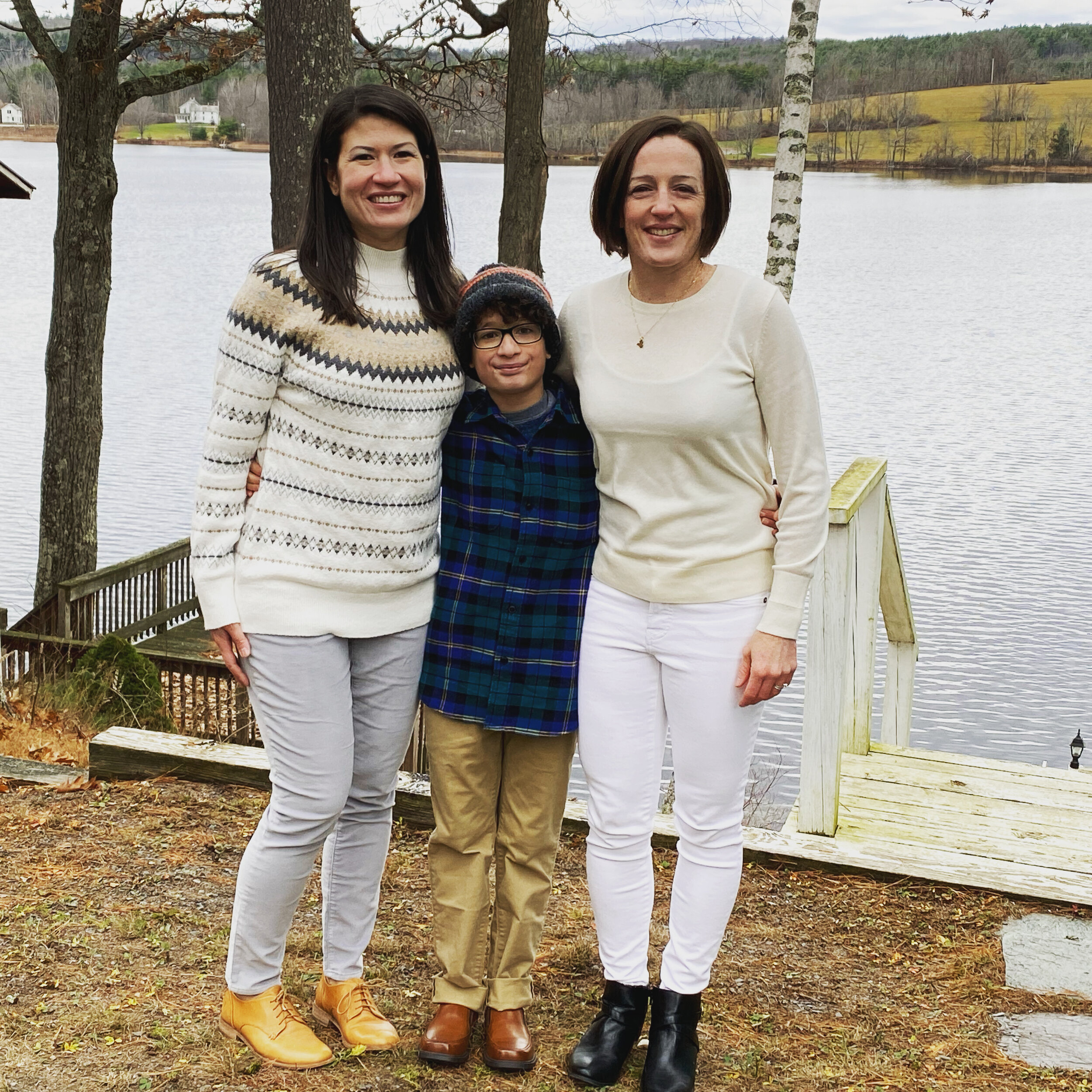 This couple exchanged vows not only with each other, but with their son as well. Photo: Martha Dallas.